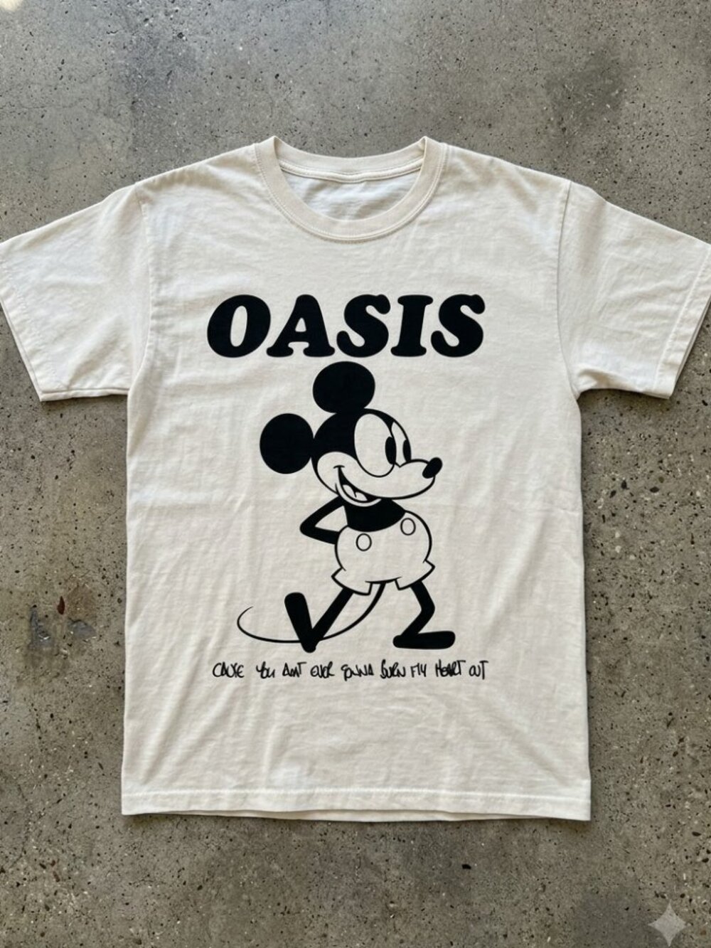 OASIS Mickey Mouse Tshirt